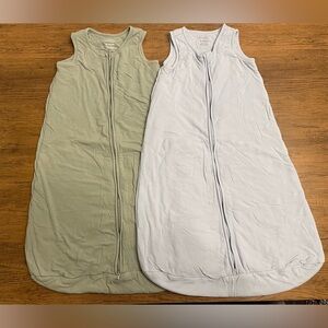 Carter's Purely Soft Sleeveless Baby Sleep Sacks - Green and Light Blue